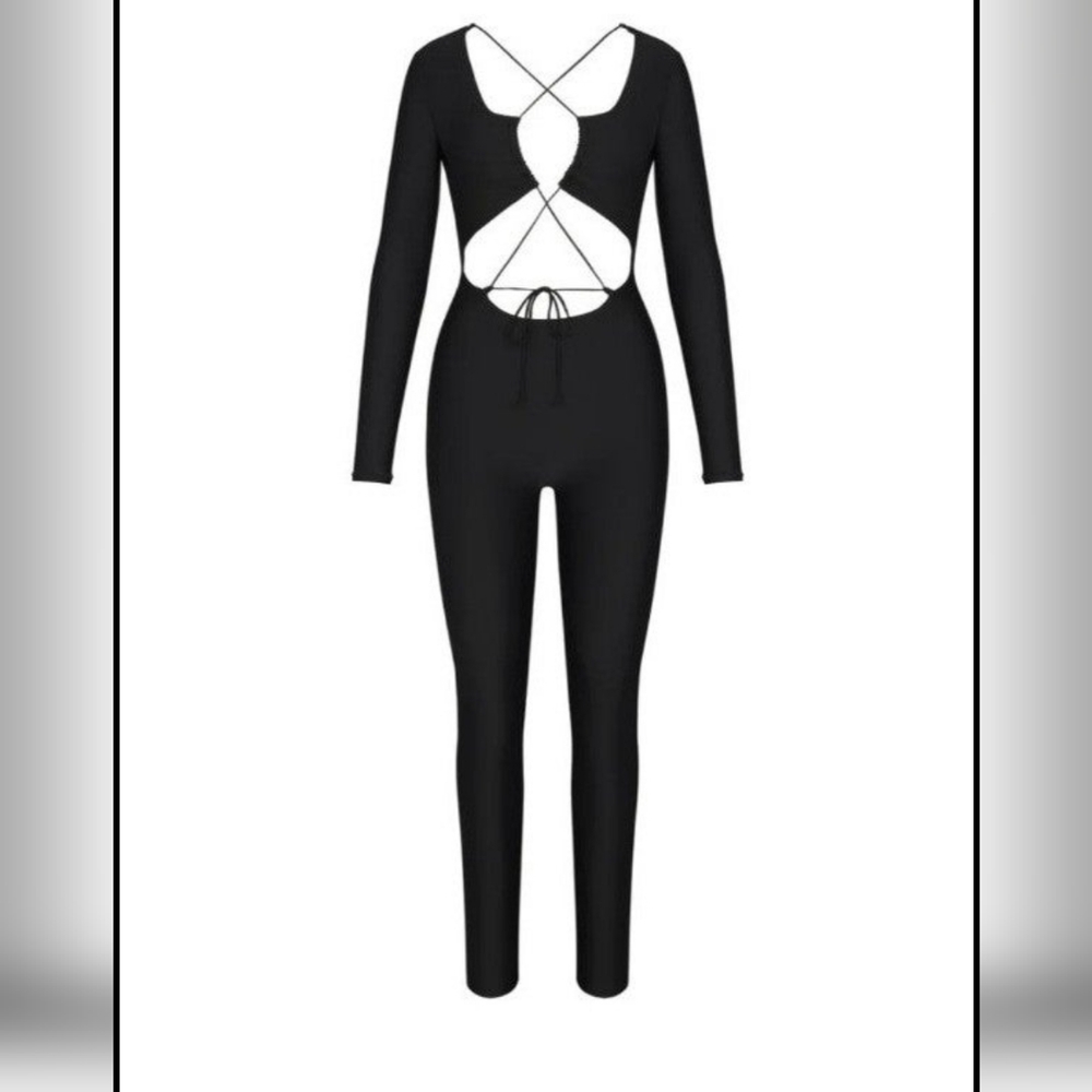 Skims Lace Up Catsuit medium